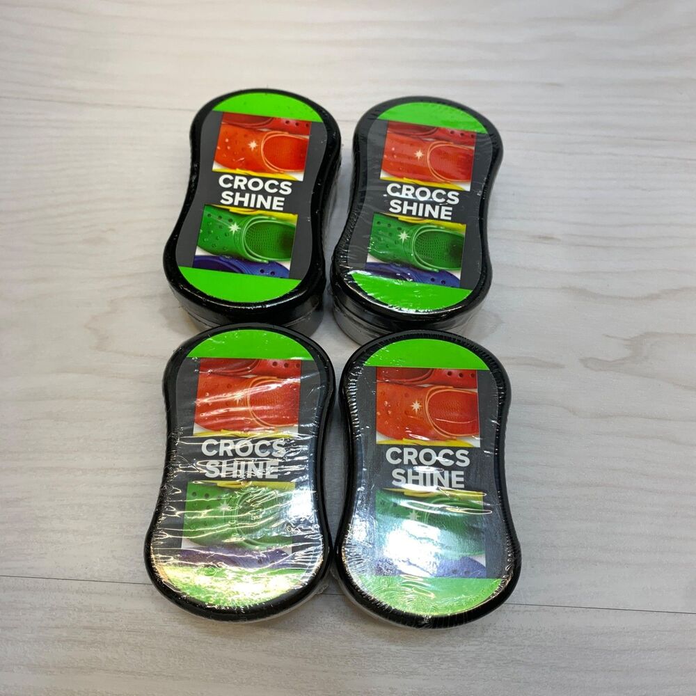 Crocs SHINE Shoe Polish Restores Luster To Rubber Material NEW Sealed Lot of‎ 4